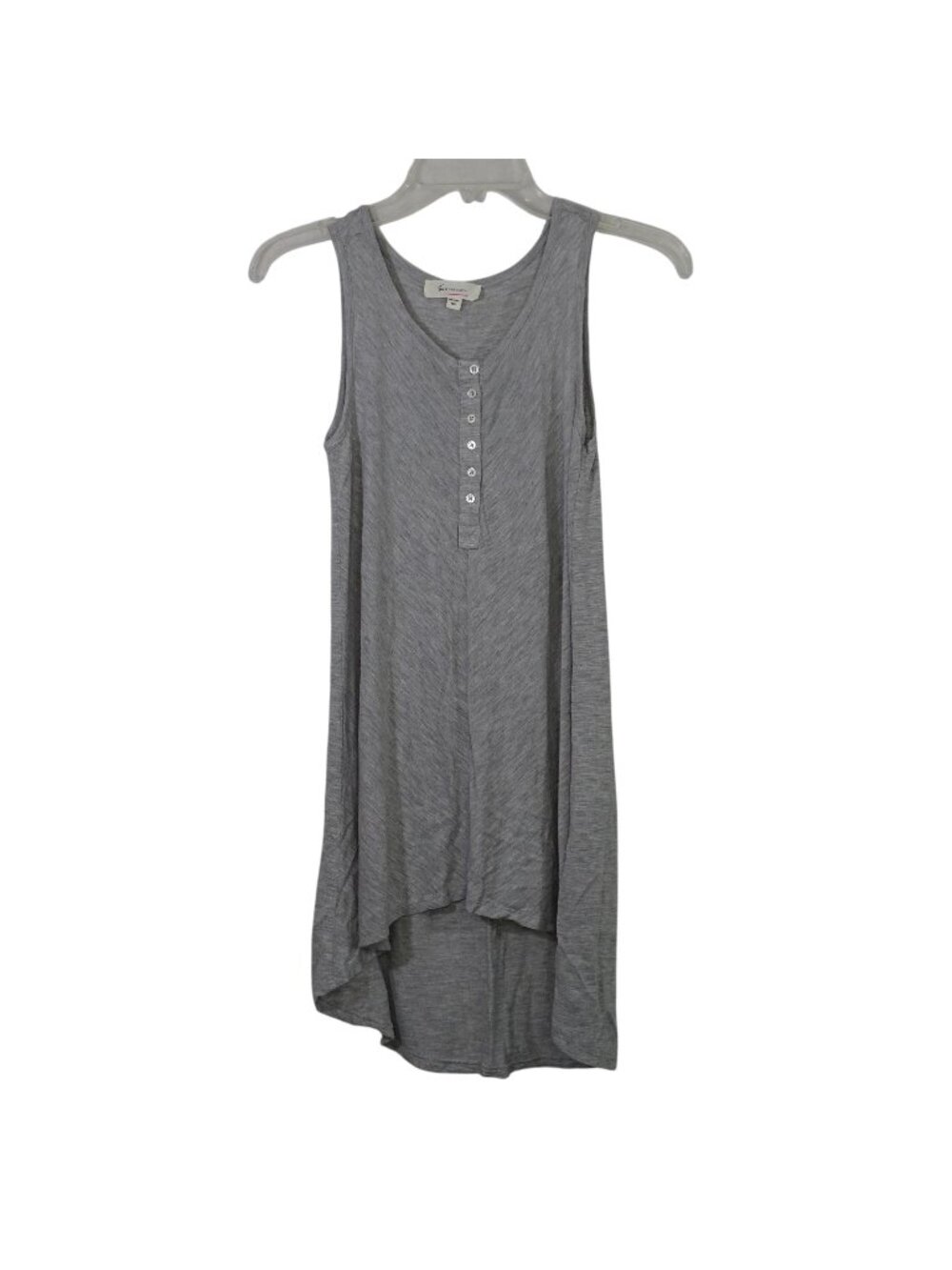 Tara By Vince Camuto Heather Gray Sleeveless High-Low Tank Top Women Size XXS